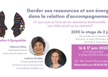 Garder ses ressources et son énergie dans la relation d'accompagnement